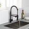 Single Handle Pull Down Sprayer Kitchen Faucet in Brushed Nickel